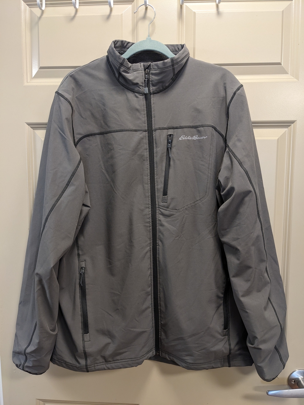 Eddie Bauer Men's Performance Softshell Fleece Lined Jacket Size TL